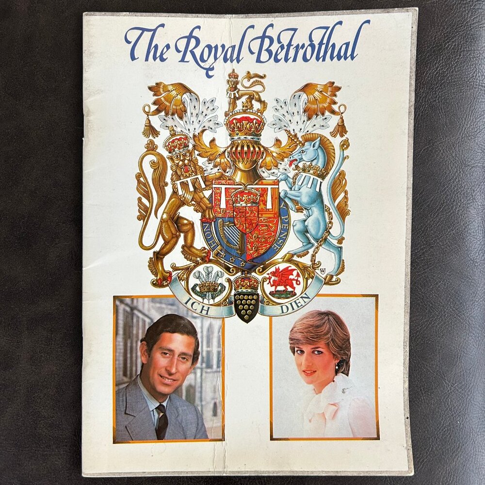 Vintage Royal Betrothal Commemorative Booklet